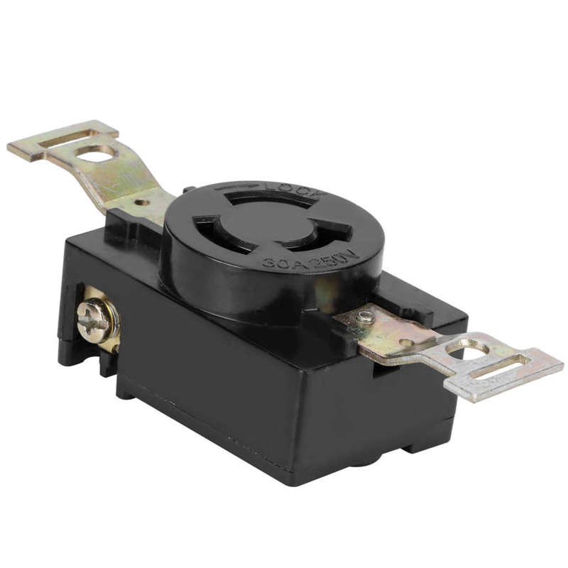 5Pcs American 3-Holes Plug Socket Gasoline Generator Accessory for 168f/188f 2/3/5/6.5KW 250V