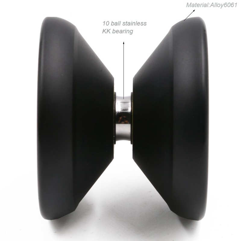 Magicyoyo  y01 jo-jos node pro nicht reagierende jo-jos legierung jo-jo (schwarz)