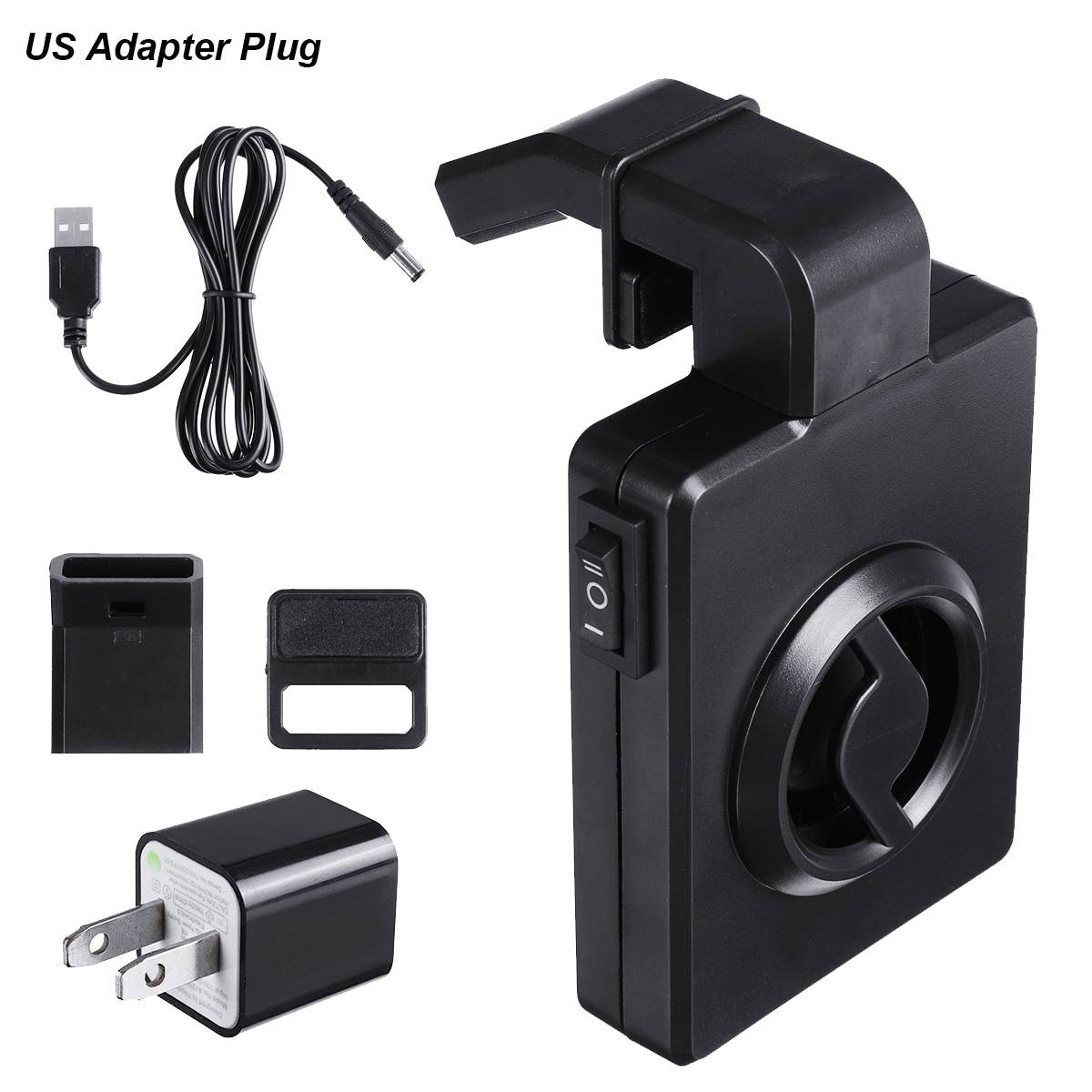 Draagbare, waterdichte usb-oplaadkoeler met lage ruis, clip voor waterkoeling, mini-kunststof, op te hangen aan aquarium, aquarium