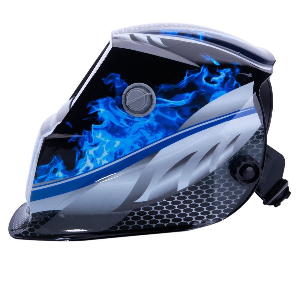 Solar Automatic Welding Helmet Welding Mask Head-Mounted Argon Arc Welding Cap Welding Protective Helmet Flat Flip Half Helical