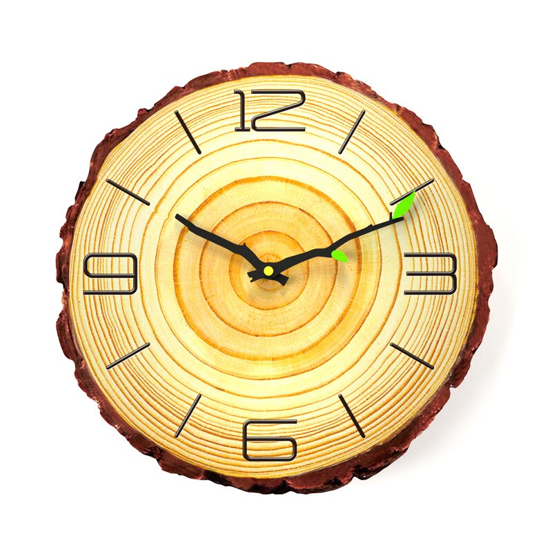 12 zoll Vintage Holz Wanduhr Moderne Vintage Rustikalen Retro Uhr Home Büro Cafe Art Große Wand Uhr 30 cm: NO 11