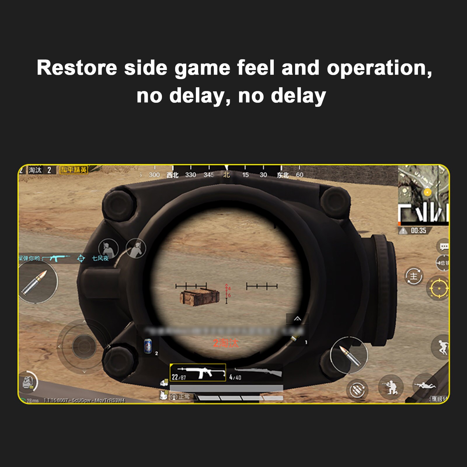 K2 USB Keyboard Mouse Converter Adapter Bluetooth Mobile Game Controller for Android/iOS Keyboard Mouse Converter for PUBG