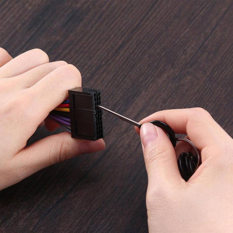 26/36/41/59Pcs Car Plug Terminal Removal Tool Set Terminal Pin Retractor Pick Needle Harness Terminal Pick Needle Retractor