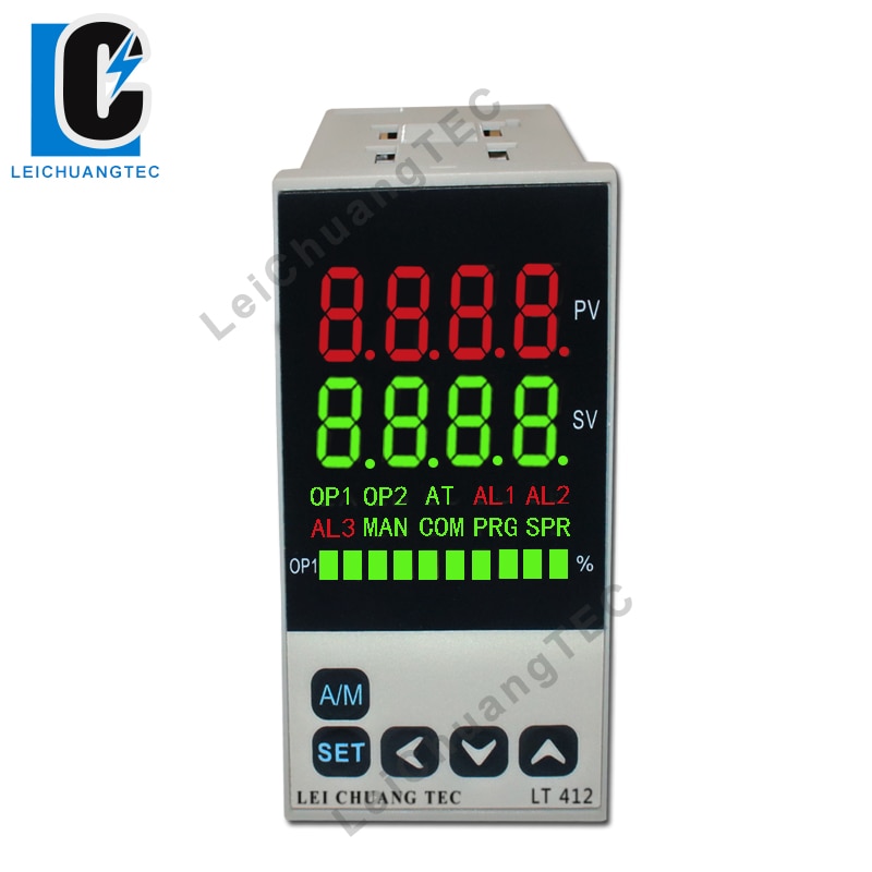 Tc/rtd kej  pt100 multi input led display pid temperatuurregelaar 48 x 96mm,  ssr relais 4-20ma 0-10v uitgangen