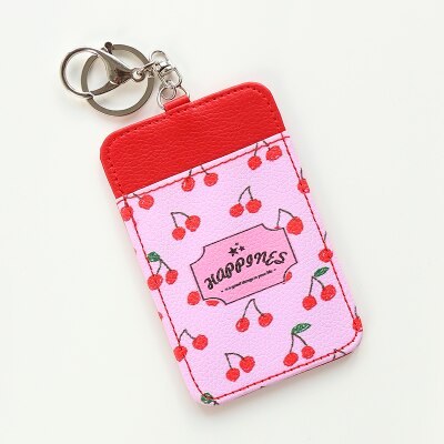 Fresh Style Fruits Patterns PU Leather Card Bus Card Name Business Cards Holder Office & School Supplies: 1