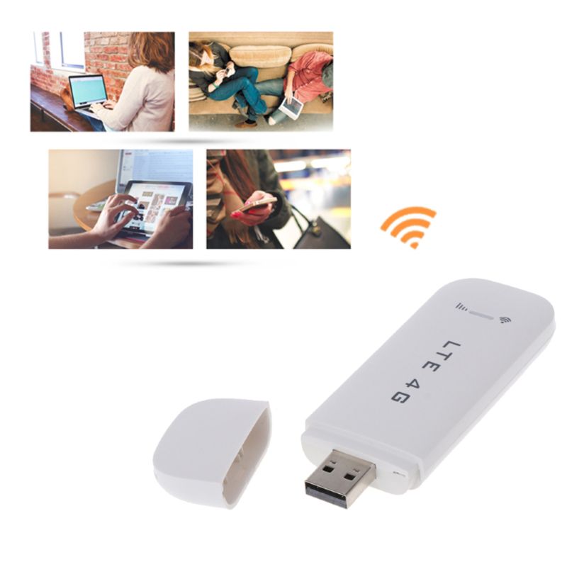 4G LTE USB Modem Network Adapter With WiFi Hotspot SIM Card 4G Wireless Router For Win XP Vista 7/10 Mac 10.4 IOS