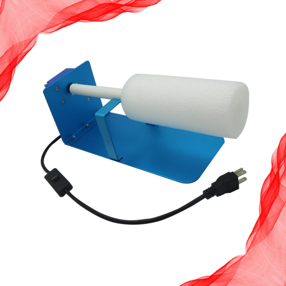 Aluminum Cup Turner Cuptisserie Turner Machine Multifunctional Rotator with Rotisserie Motor DIY Cup Tool White: White