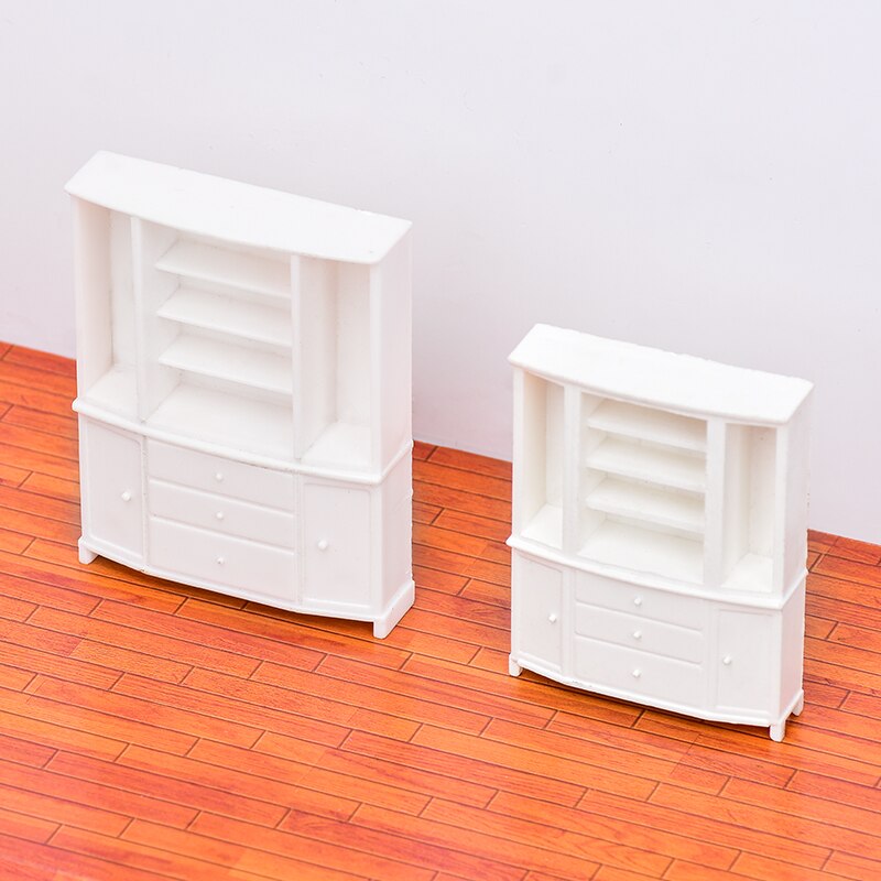 1pcs 1/25 1/30 1/50 1/75 scale Dollhouse mini Mobili In Miniatura casa di Bambola accessori In Plastica Book Shelf