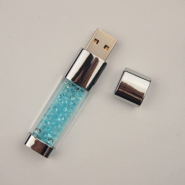 Color Crystal LED light Pen drive 128GB 4GB 8GB 16GB 32GB USB pendrive 64GB USB Flash Drive usb2.0 PenDrive wedding day: black / 8 GB