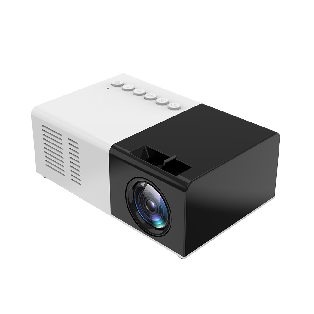 Mini Projector J9 Hd Home Projector Theater Eu Us Plug Pk YG-300 Ondersteuning 1080P Av Usb Micro Sd-kaart usb Draagbare Pocket Beamer