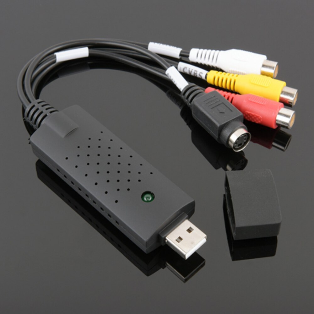 Portable USB 2.0 to RCA Cable Adapter Converter Audio Video Capture Card Adapter PC CableS For TV DVD VHS Capture Device