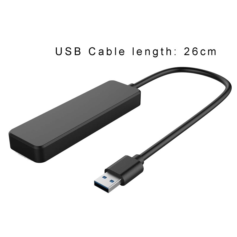 USB 2.0 USB 3.0 4 Ports Hub Extension Splitter Adapter for Mac Pro iMac MacBook and Mac Mini Any PC Laptop With USB Port Charger