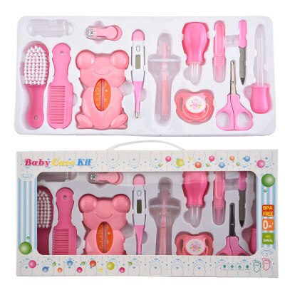 Baby Care Set Baby Benodigdheden Baby En Pasgeboren Zorg Set Baby Care 13 Delige Set Voor Baby Nail Care Gezondheid zorg: Pink Type-B