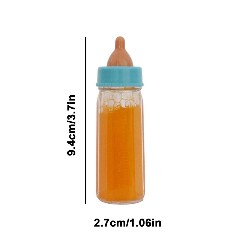 Botellas mágicas de muñeca con jugo líquido que desaparece, juguete para juego de imitación para niños extraños, alivia el estado de ánimo, relaja la concentración: Naranja
