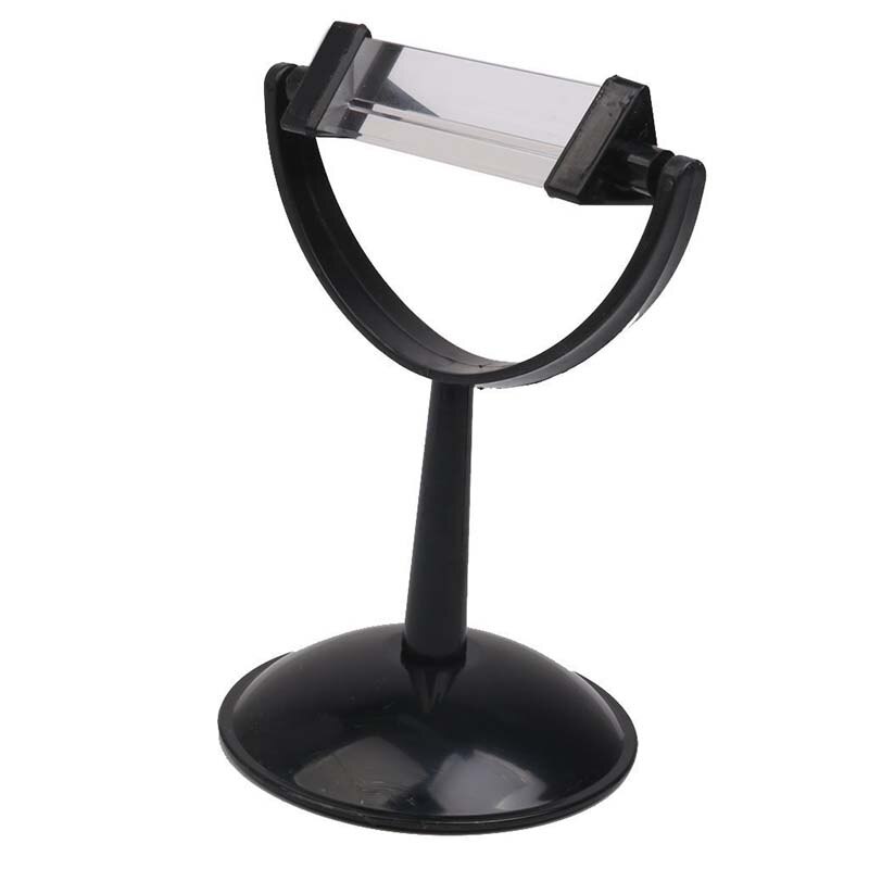 Vidrio óptico Triangular triple prisma refractor físico luz con soporte