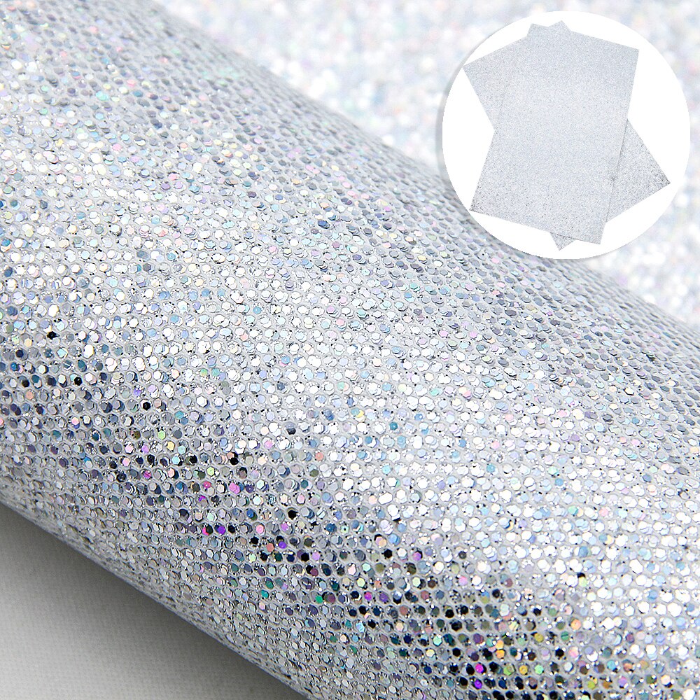20*34cm tykke glitter støt tekstur kunstskinn stoffark til å lage håndlagde øredobber sløyfer ,1 yc 9915: 1099770003