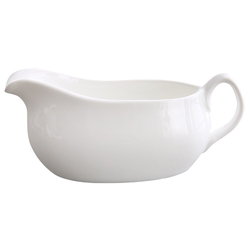 Ceramic Gravy Boats Porcelain Saucier Sauce Boats Seasoning Storage Container