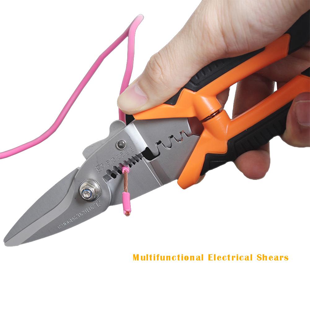 Multi-function Cable Cutter Electrical Clamp Tools Wire Stripper Crimping Pliers Forming Milling Accurate Aperture
