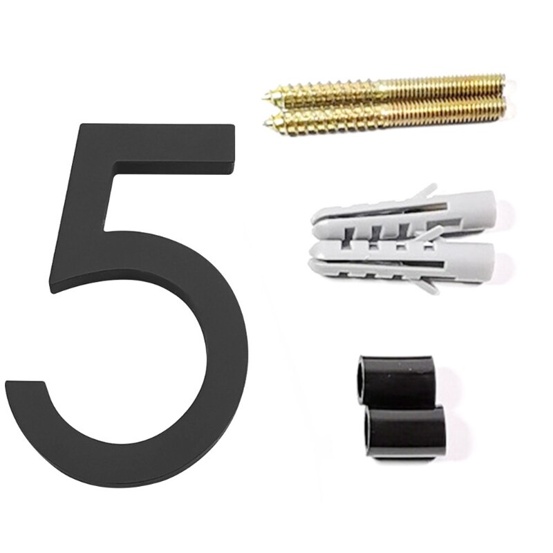 Floating House Number Modern House Numbers Visibility Signage for Home Address | Floating Mount or Flush Mount