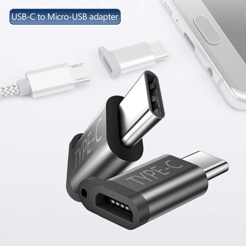 Aluminium Micro Usb Naar Type C Adapter USB-C Male Naar Micro Usb Vrouwelijke Converter Voor Samsung Lg Oneplus Tablet ondersteuning Otg
