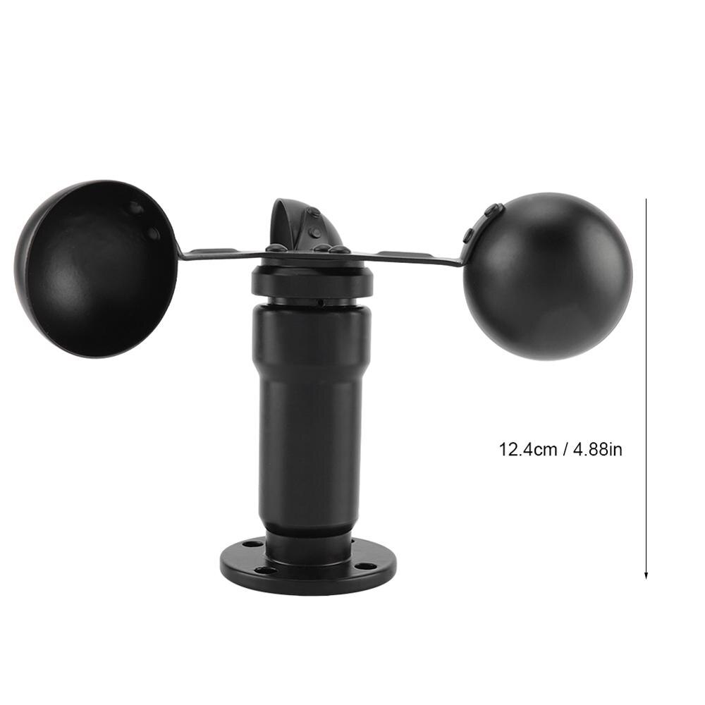 DC 12 - 24V Wind Geschwindigkeit Sensor Puls Signal Ausgang Aluminium Legiert Anemometer Wind Geschwindigkeit Messgerät