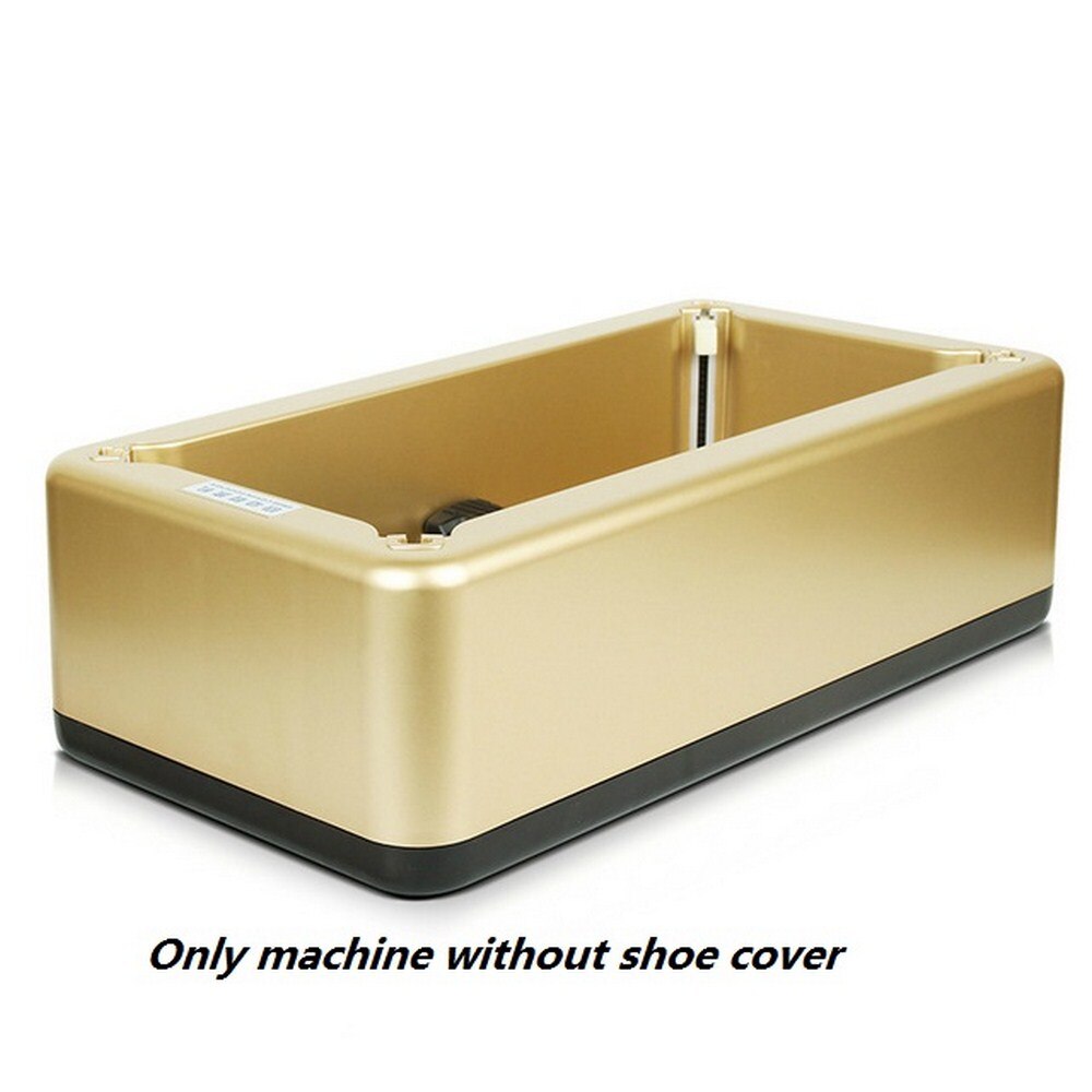 Máquina dispensadora de bolsas de zapato , máquina automática de película para cubrir Zapatos, patucos desechables cómodos y limpios para el hogar: Gold