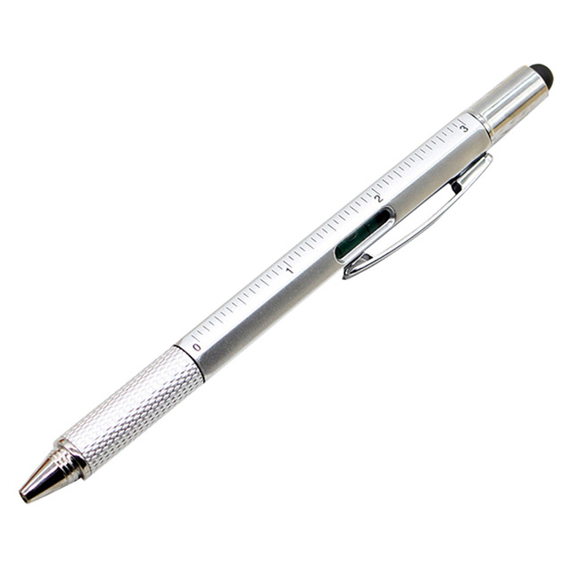 Plastic Multifunctionele Pen 1.0Mm Gel Balpen Multifunctionele Schuifmaat Pen Briefpapier Balpen: 136