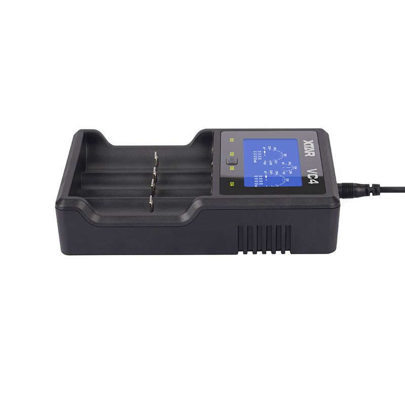 XTAR VC4 Battery Charging Universal LCD Screen Display USB Ni-MH/Ni-CD Li-ion Battery Charger 18650 22650 18500
