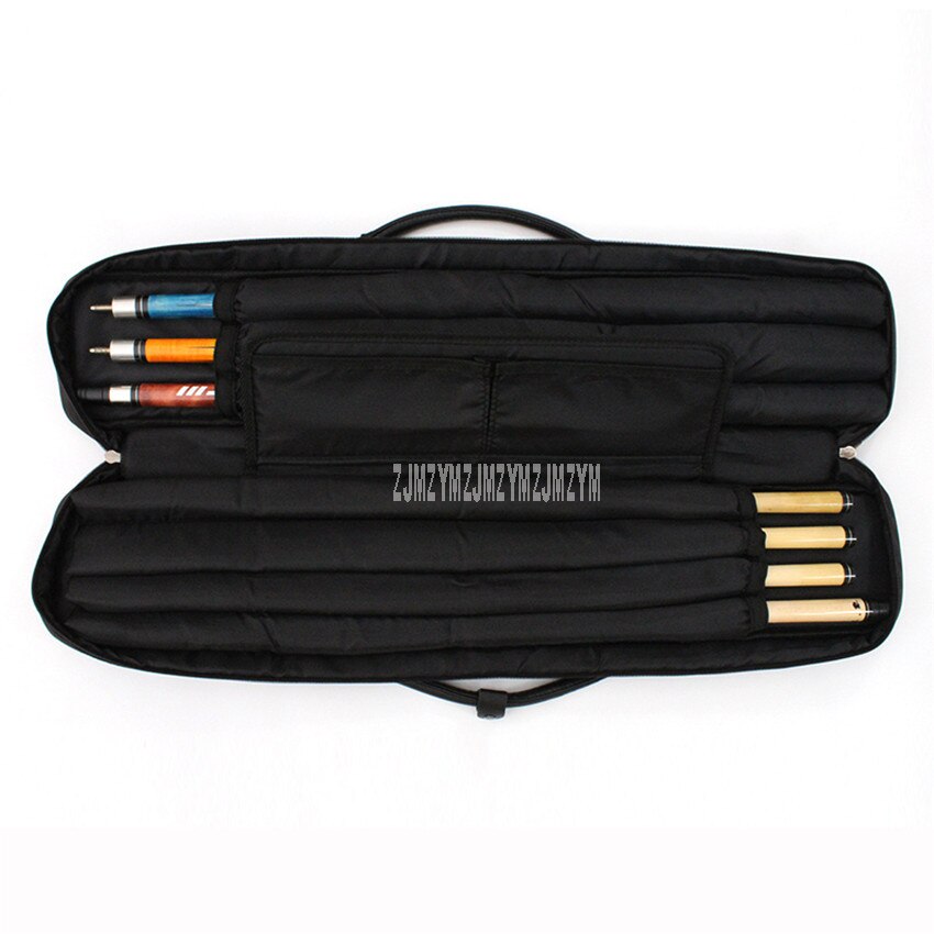Bolsa para tacos de billar de tela de Ropa nueva, 7 agujeros, traje para sostener 9 bolas, 3 uds., estructura 1/2, funda para tacos de billar inglés