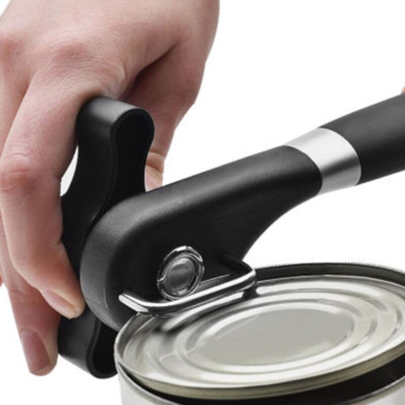 Safe Cut Can Opener, Smooth Edge Can Opener - Manual Can Opener, Stainless Steel Cutting Can Opener for Kitchen &amp; Restaurant