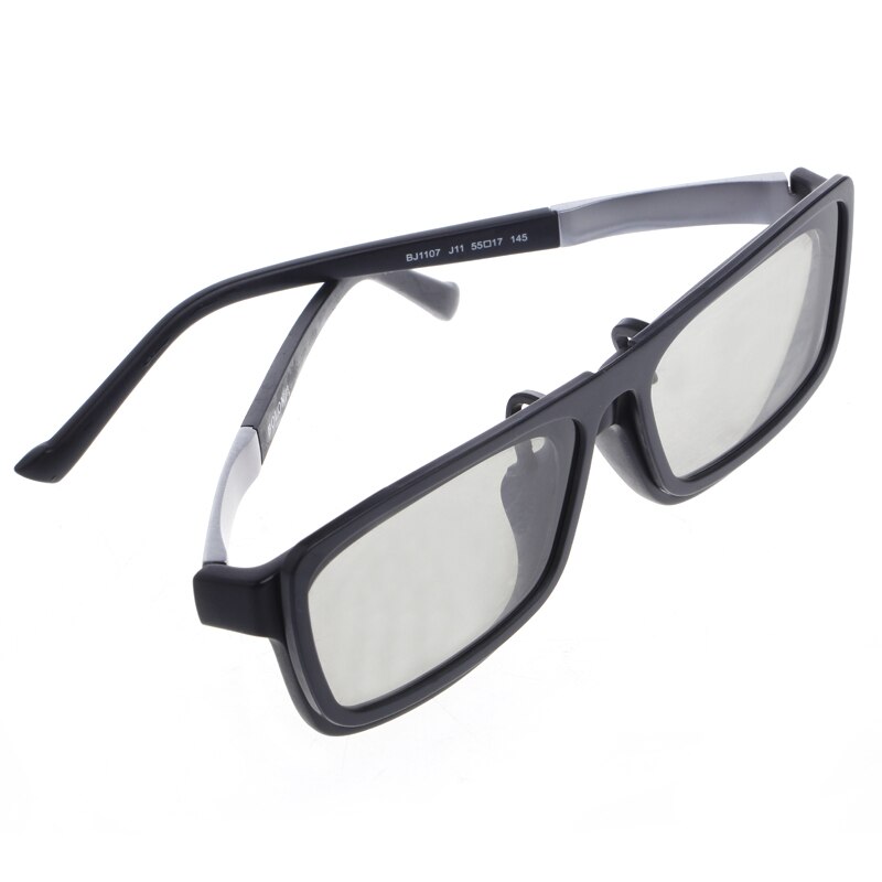 Gafas 3D polarizadas pasivas circulares tipo Clip para TV, Cine en 3D Real, 0,22mm
