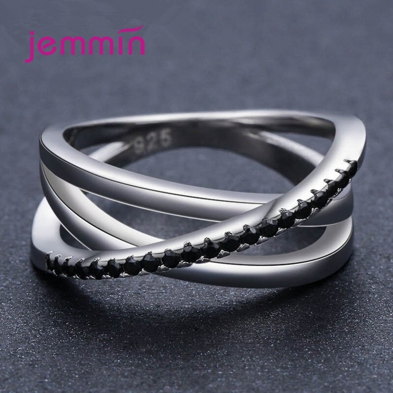 925 Silver Adjustable Open Ring Trend Retro Forth Layer Cross Irregular Ring Party