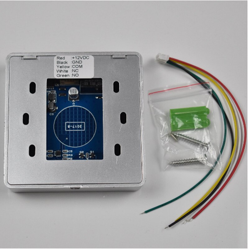 Infrared Door Exit Button Touch Release Push Switch Contactless Bule Backlight for Access Control Systemc Electronic Lock