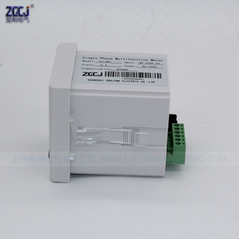 digital panel power meter with RS485 communication A V cos Hz var power actor meter Single phase multifunction power meter