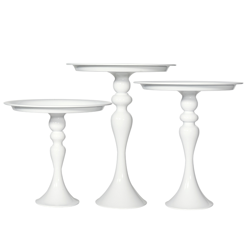 Witte cake stand hoge voeten metalen ijzer 8 inch cake tool voor cake decoratie voor wedding party bakvormen diner & bar