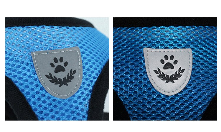 Dog Harness Puppy Pet Dogs Vest Mesh Padded Dog Harness Dogs Puppy Collar Cat Pet Dog Chest Strap Leash For Small Medium Dogs