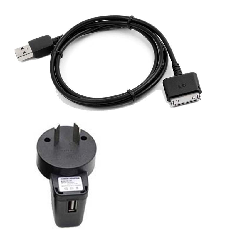 wall charger & Generic USB Data Sync Cable Charger Cord for BARNES NOBLE NOOK HD 7 8GB 16GB 7"