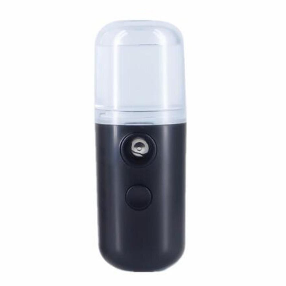 USB Mini Humidifier Home Office Mute Spray Meter Car Water Replenishment Meter Car Aroma Diffuser Women Beauty Skin Care: black