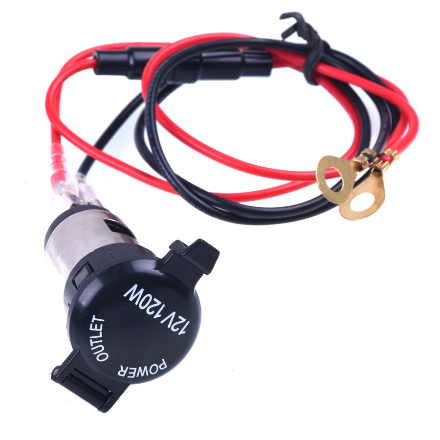 12 v 24 v 120 w auto Moto moto Barca Manubrio in Metallo Sigaretta di Alimentazione Accendisigari Presa di Ricarica Presa di