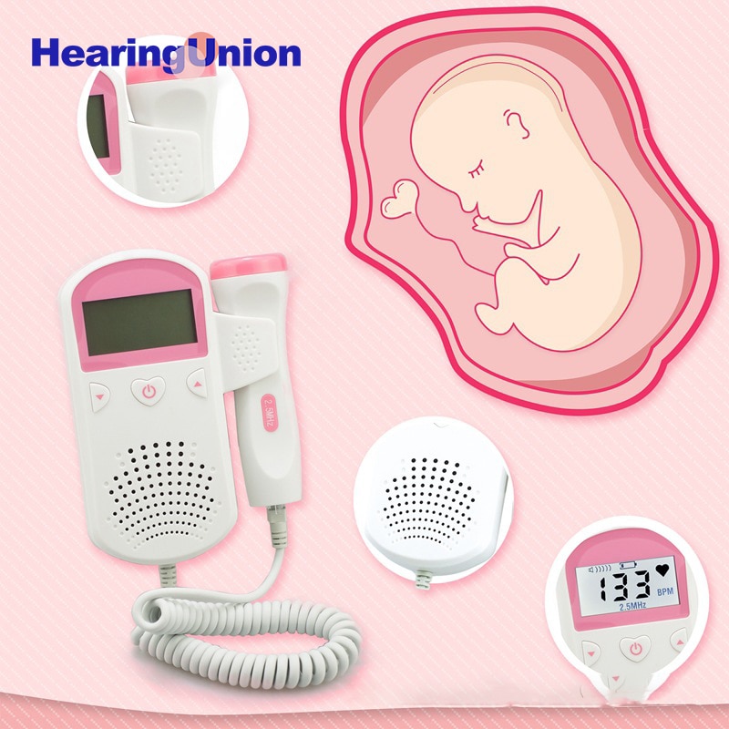 Echografie Foetus Doppler Foetale Doppler Baby Hartslag Detector Huishoudelijke Sonar Doppler Baby Hartslag Monitor Voor Zwangere