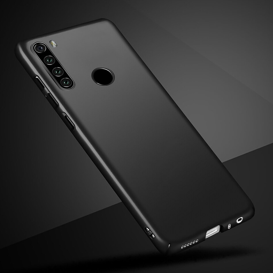 For Xiaomi Redmi Note 8T Case Redmi Note 8 Case Hard Plastic Phone Cover For Xiaomi Redmi Note 8 Pro Global Funda Coque Bumper: Redmi Note 8T / Black