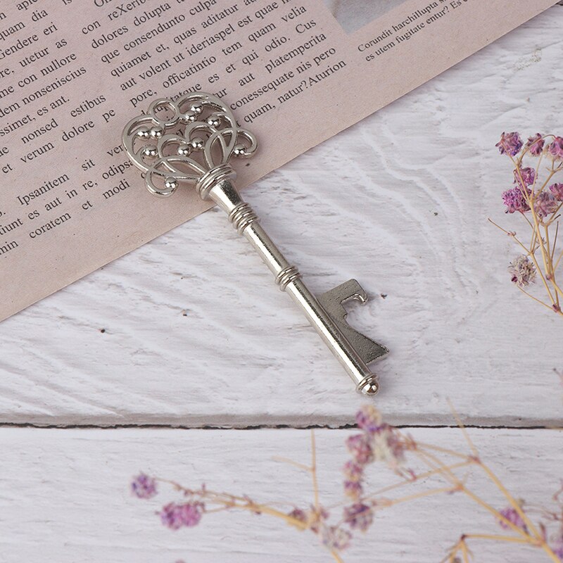 Nowy przenośny kształt klucza otwieracz robić butelek pierścień breloczek brelok metalowa impreza z piwem narzędzie barowe