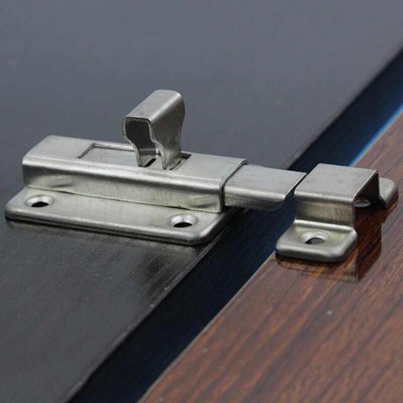 Stainless Steel 2/3/4 Inch Small Latches Buckles Sliding Lock Barrel Bolt Security Anti-Theft Door Deduction Door Bolts Hardware