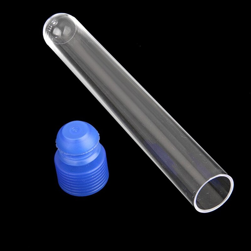 20 Pcs Tubes à Essai en Plastique - Outil de Laboratoire Gradué