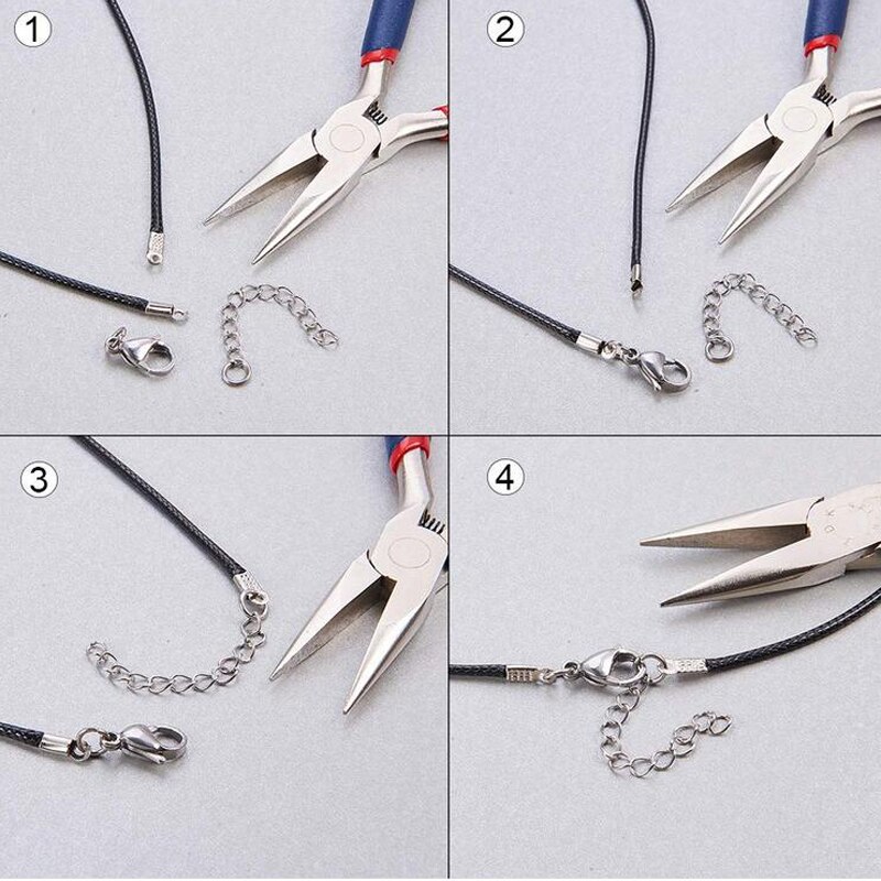 10pcs Stainless Steel Necklace Bracelet Extender Chain Set with Lobster Claw Clasps Length 2 Inch for Jewelry Making