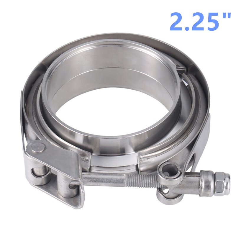 Stainless Steel Auto 3 Quick Release V band Clamp 2" 2.5" 3" 4" Inch V-band 3 Inch Male Female Exhaust Flange 76mm Vband Clamps: 2.25 inch  57.9mm