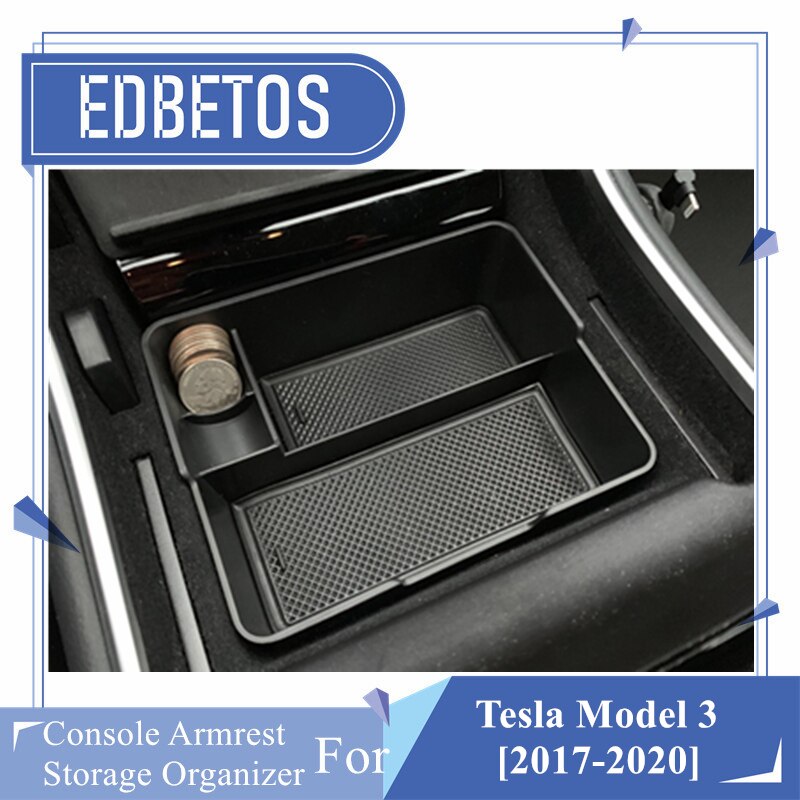 Center Concole Organizer Tray Voor Tesla Model 3 Armsteun Doos Console Houder Lade Auto Organizer Accessoires