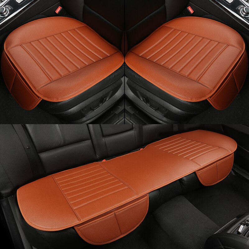 WLMWL Universal Leather Car seat cushion for Peugeot all models 206 307 407 207 3008 508 208 308 406 301 car accessorie