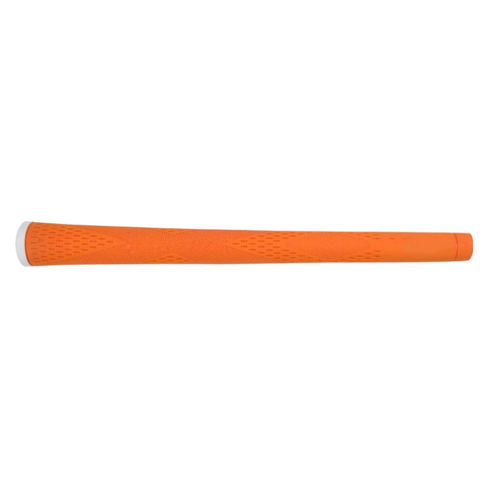 1 pc Universal Rubber Golf Grips Candy Color Golf Clubs Grips Anti Slip Wear Golf Irons Grips: Orange