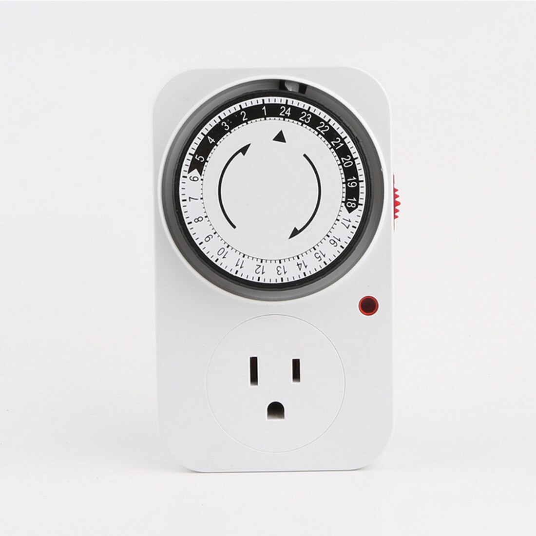 1pcs EU/US/UK Plug Energy-saving Socket Mechanical Timer Automatic Power Off Home Smart Countdown Switch Socket 125V 15A: US Plug